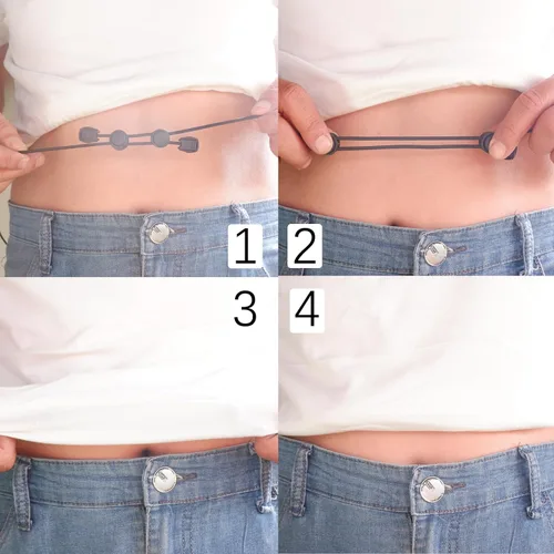 Miniatura 4 de Banda ajustable, herramienta de corte para camisa, banda elástica para ropa, transforma la forma en que estilizas tus camisetas