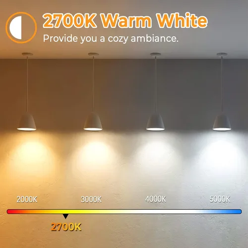 Miniatura 3 de Brightever Bombillas LED Edison vintage equivalentes a 60 W, 6 W ST58 blanco cálido 2700 K, bombillas de filamento LED antiguo con base media E26