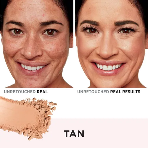 Miniatura 3 de IT Cosmetics CC+ Airbrush Perfecting Powder Foundation - Base de maquillaje en polvo prensado de cobertura ligera a completa, difumina poros