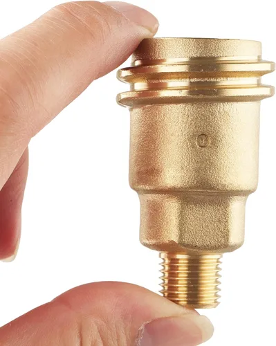 Miniatura 2 de 2 tuercas macho 5042 QCC1, adaptador de manguera de montaje de gas propano con rosca de tubo NPT de 1/4 pulgadas y conector QCC tipo 1 macho y POL