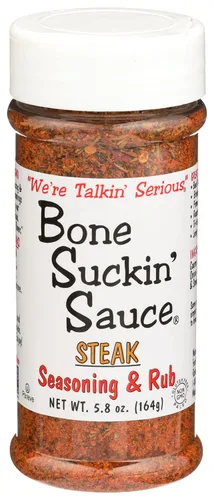 Miniatura 12 de Bone Suckin' Condimento para salsa y variedad de frotamiento, original, filete, mariscos y pollo, ideal para asar a la parrilla, ahumar, sin OMG