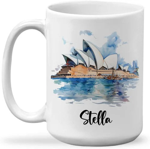 Miniatura 17 de Tazas de viaje con nombre personalizado Mount Rushmore National Memorial, tazas de viaje de cerámica personalizadas con diseño de lugar famoso
