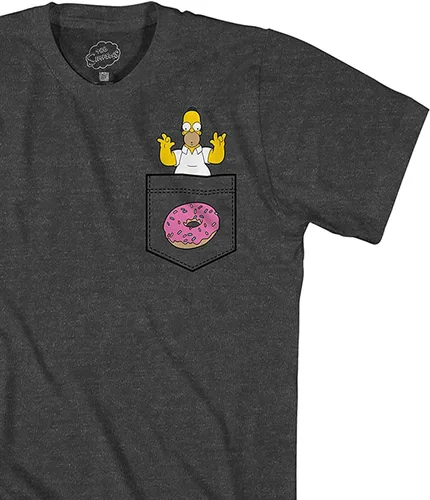 Miniatura 5 de The Simpsons Camiseta con logotipo de Krusty The Clown para hombre con logotipo de Krusty Burger