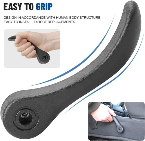 Miniatura 3 de 1 pieza Manija de ajuste reclinable para respaldo de asiento de coche, lado del conductor, para asiento reclinable delantero para Chevy Colorado