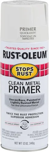 Miniatura 8 de Rust-Oleum 7780830-6PK Stops Rust Spray de Imprimación de Metal Limpio, 12 Oz, Paquete de 6