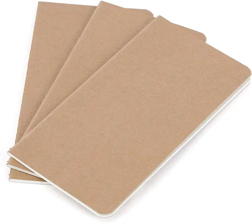 Miniatura 9 de WANDERINGS Recambio de cuaderno de viaje A5 en blanco / Recambio de diario A5 5.5 x 8.3 pulgadas (5.5 x 8.3 in) 3 cuadernos, 240 páginas