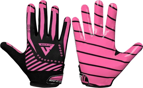 Miniatura 10 de Guantes de fútbol juvenil, guantes de fútbol transpirables para niños y adultos, guantes de receptor ancho para jóvenes, guantes ideales para un