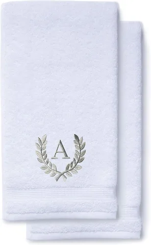 Miniatura 167 de Toallas de mano decorativas y con monograma para baño, cocina, maquillaje Regalo personalizado para boda-nupcial Toalla turca de lujo
