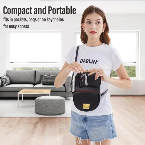 Miniatura 3 de Coowolf pequeña navaja de bolsillo plegable para mujeres y hombres con cadena – para cortar correo diario, paquetes, cuerdas y cintas, accesorios