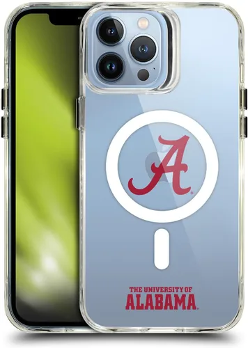 Miniatura 401 de Head Case Designs Funda de gel suave con licencia oficial de la Universidad de Alabama UA Collage compatible con Apple iPhone 13 Pro Max
