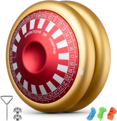 MAGICYOYO D6 - Yoyo Multifuncional con Bucle para Niños de 8 a 12 años, Yoyo Sensible con Múltiples Formas de Juego, Yo-yo para Principiantes con