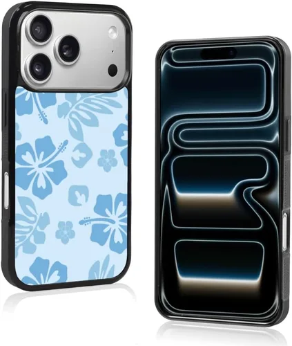 Miniatura 67 de FANXI Funda de teléfono de hibisco azul compatible con iPhone 11 de 6.1 pulgadas, funda protectora a prueba de golpes de TPU con bonita flor azul