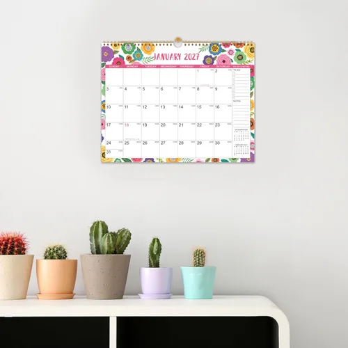 Miniatura 7 de Calendario 2026 - Calendario de Pared 2026, 38.1 cm x 29.2 cm, Ene.2026 - Dic.2026, Calendario de Pared Mensual de 12 meses 2026, Gancho para Colgar