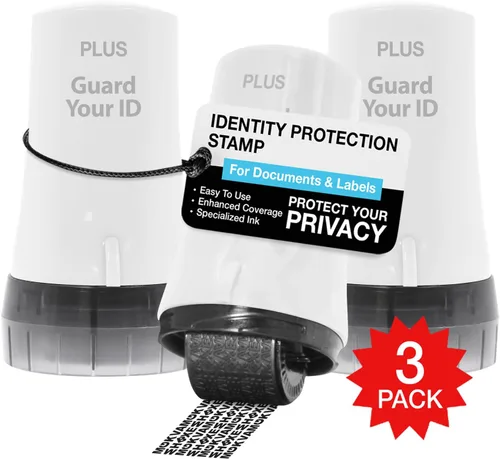 Miniatura 13 de Guard Your ID Advanced Roller 2.0 - Sello de seguridad para prevención de robo de identidad, color azul