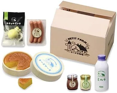 Miniatura 9 de Re-Ment Regalos de declaración de impuestos de la ciudad natal en miniatura Japan Foods Juego completo de 8 paquetes de Rement