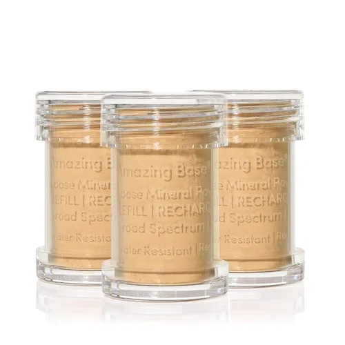 Miniatura 31 de jane iredale Amazing Base - Polvo mineral suelto, base luminosa con SPF 20, sin aceite, sin talco y sin peso, vegano y libre de crueldad animal