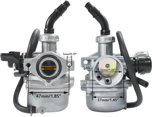 Miniatura 6 de HOLATO Kit de Carburador PZ19 Carb Filtro de Aire Línea de Combustible para 50cc 70cc 90cc 110cc 125cc Tao Tao GK110 Baja SSR Apollo Coolster Chino