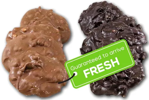 Miniatura 9 de US Sweets 75% racimos de macadamia de chocolate negro – Macademia cubierta de chocolate negro Regalo sabroso Hecho en pequeños lotes