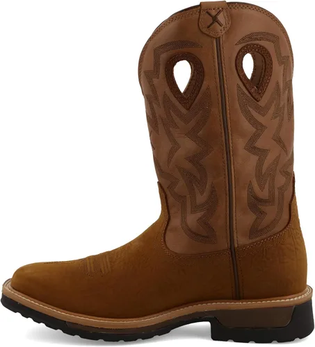 Miniatura 129 de Twisted X Botas Tech X para hombre de 12 pulgadas, botas occidentales casuales para hombre