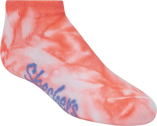 Miniatura 2 de Skechers Pack de 6 calcetines de corte bajo para niñas + 3 lazos para el cabello