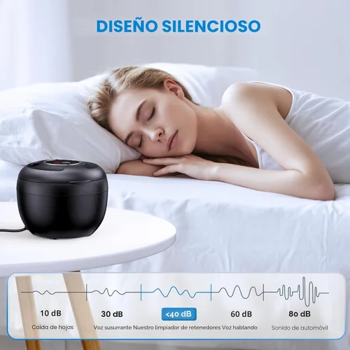 Miniatura 8 de Máquina Limpiadora Ultrasónica de Retenedores Mejorada, Limpiador Ultrasónico de 45kHz para Guardias Nocturnos, Brackets, Alineadores, Cepillos