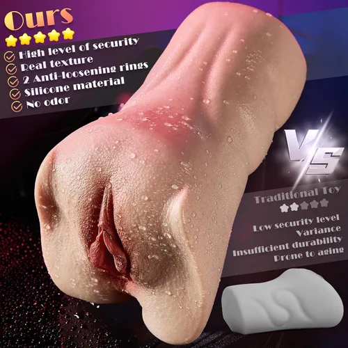 Miniatura 4 de Muñeca de silicona de bolsillo para masturbación masculina - Masturbador ultra realista con textura de piel en 3D, labios gruesos, muñecas sexuales