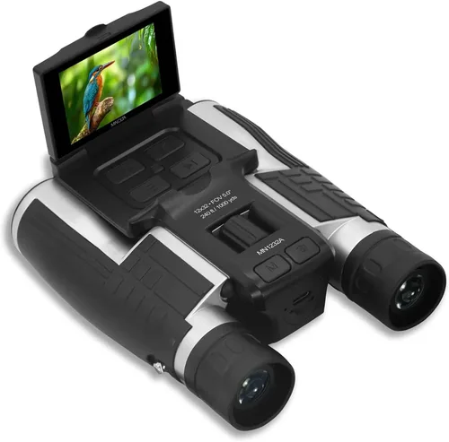 Miniatura 5 de Minolta Binoculares digitales de 12 x 32 – Cámara de video 4K UHD, captura de fotos de 48 MP, zoom digital 8X, pantalla IPS antirreflejo, óptica