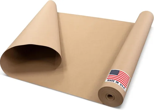 Miniatura 14 de Papel de protección para suelos de 18 pulgadas x 166 pies, rollo de papel de colofonia marrón fabricado en Estados Unidos, papel de construcción