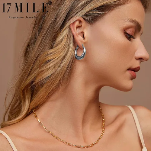 Miniatura 5 de Juego de 12 pares de aretes de aro de oro para mujer, chapados en oro de 14 quilates, ligeros, trenzados, gruesos, paquete para regalo