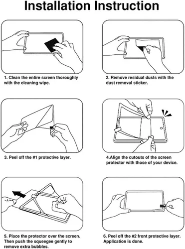 Miniatura 2 de Paquete de 2 protectores de pantalla mate para Lenovo Idea Tab (11 pulgadas) [Como escribir en papel] Película de papel PET para dibujar y escribir