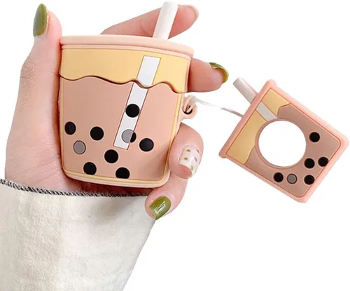 Miniatura 10 de UnnFiko Funda para Airpods Pro, funda protectora de silicona suave de dibujos animados 3D, linda funda creativa de carga para Airpods Pro con Z Huevo