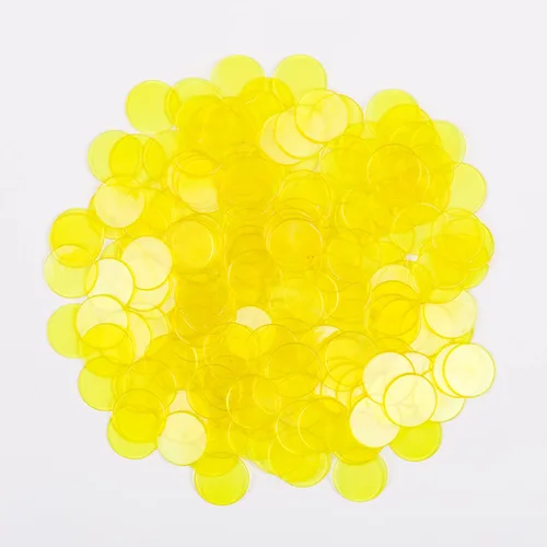 Miniatura 2 de Regal Bingo Chips de bingo de plástico, 1000 piezas, juego de fichas transparentes transparentes para juegos de mesa, divertida noche de bingo
