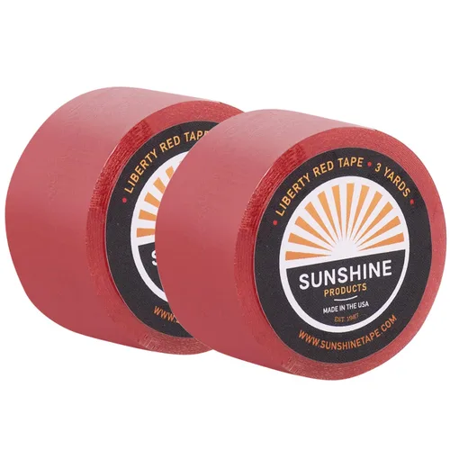 Miniatura 17 de Sunshine Tape Paquete de 3 rollos de cinta adhesiva para peluca, 3/4 pulgadas x 36 yardas, doble cara, grado médico, cinta de tupé y peluca