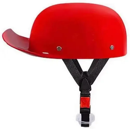 Medio casco de motocicleta de perfil bajo, aprobado por DOT de calle, casco de motocicleta retro ligero de cara abierta, casco de motocicleta ATV