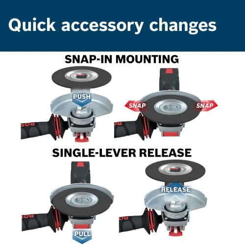 Miniatura 3 de Bosch MGX0600 Almohadilla de respaldo X-LOCK de 6 pulgadas con clip X-LOCK - dureza media