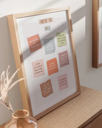 Miniatura 5 de HAUS AND HUES Carteles motivacionales para la oficina, citas inspiradoras, arte de pared, regalos de consejero, afirmaciones de amor propio, aula