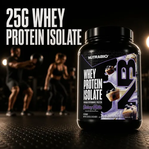 Miniatura 2 de NutraBio - 100% Aislado de proteína de suero de leche