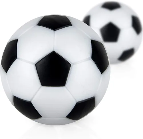 Miniatura 3 de Coopay 18 pelotas de futbolín de 1.28 pulgadas (1.260 in), pelotas de repuesto de fútbol de mesa, multicolor, con una bolsa de cordón negro