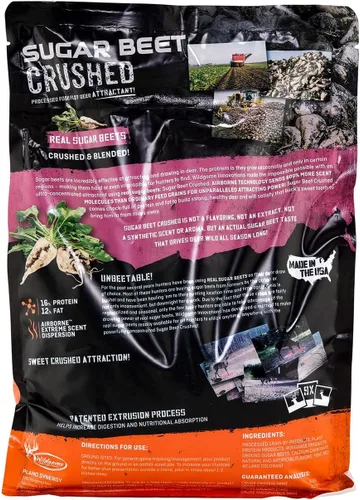 Miniatura 4 de Wildgame Innovations Cebo para Ciervos de Azucarera de Remolacha Triturada Efectivo Alimento para Ciervos Ultra-Concentrado y Lleno de Nutrientes