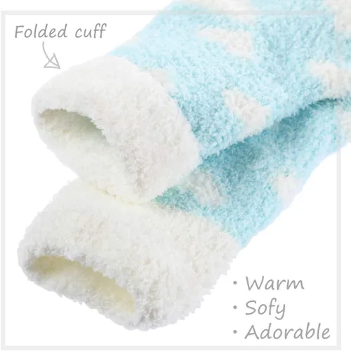 Miniatura 3 de Plush Slipper Socks Women - Colorful Warm Fuzzy