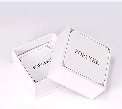 Miniatura 7 de POPLYKE Pendientes de anime de plata de ley 925 para mujer y hombre, Plata de ley, Plata de ley