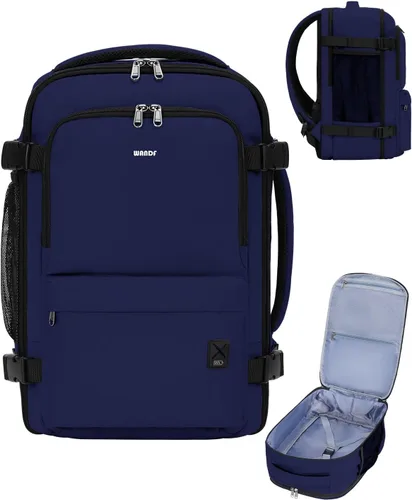 Miniatura 16 de WANDF Mochila de viaje para Spirit Airlines bolsa de artículos personales de 18 x 14 x 8 pulgadas con bolsillo húmedo, mochila para portátil de 17