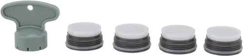 Miniatura 7 de Garosa Aireadores de grifo M20 con herramienta de llave, juego de piezas de repuesto de restrictor de ahorro de agua para fregadero de cocina, grifo