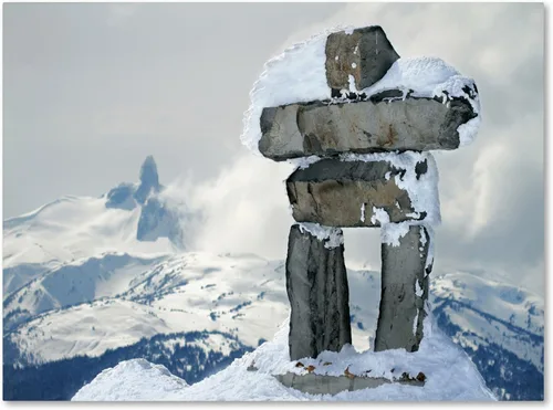 Miniatura 11 de Trademark Fine Art Whistler Inukshuk por Pierre Leclerc - Lienzo decorativo para pared, 22 x 32 pulgadas
