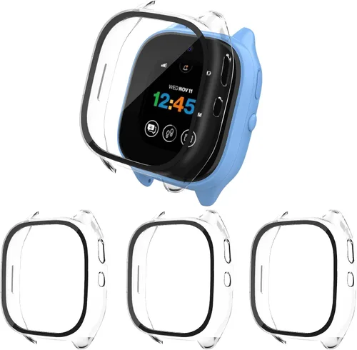 Miniatura 15 de Paquete de 3 fundas compatibles con Gizmo Watch 2 protector de pantalla para niños Funda protectora sensible al tacto Protección duradera