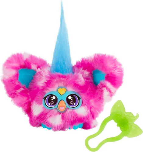 Furby Furblets Dah-Tee Mini Friend, más de 45 sonidos, música country, solo habla furbish, juguetes de peluche electrónicos para niñas y niños,