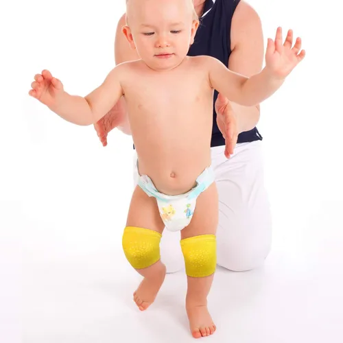 Miniatura 4 de 8 pares de rodilleras antideslizantes unisex para bebés para aprender a gatear calcetines para bebés