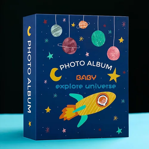 Miniatura 2 de Álbum de fotos de 4 x 6 pulgadas, paquete de 2 álbumes de fotos pequeños para bebés, cargador superior, cada mini álbum de fotos tiene capacidad