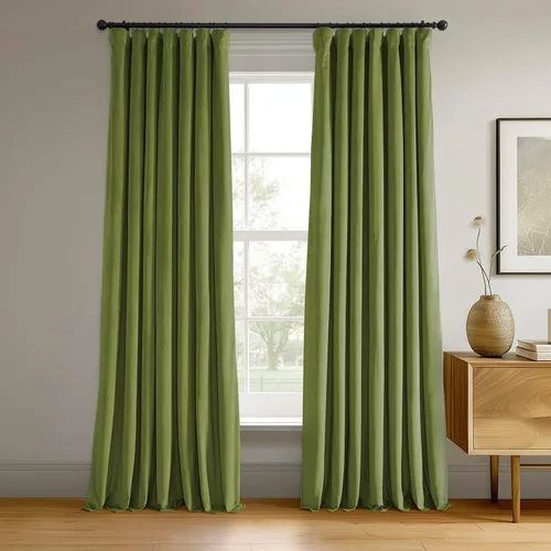 Miniatura 34 de HPD Half Price Drapes Cortinas Opacas Térmicas de Terciopelo Signature para Sala de Estar de 63 Pulgadas de Largo (1 Panel) con Bolsillo para Barra