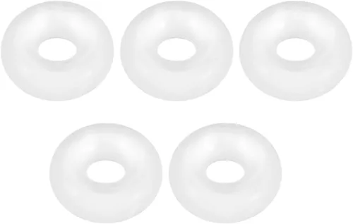 uxcell Junta tórica de silicona, 0.236 in de diámetro exterior, 0.110 in de diámetro interior, 0.063 in de ancho, junta de anillos de sello VMQ,